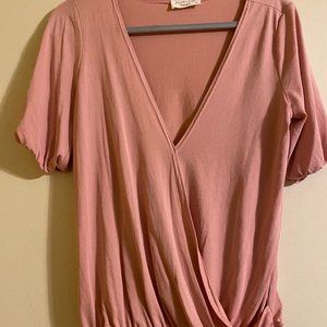 PALE PINK WOMEN'S BLOUSE